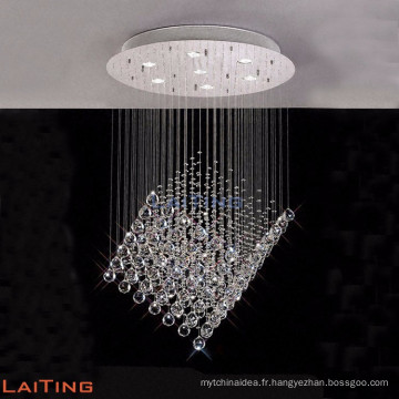 Panneau solaire chromé moderne suspendu lustre pendentif éclairage 92026